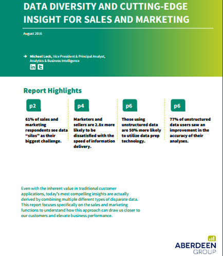 Data Diversity and Cutting-Edge Insight For Sales And Marketing
